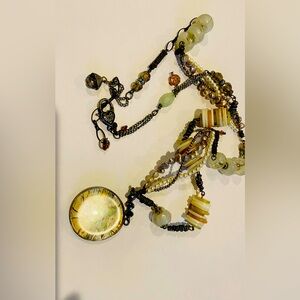 Long layered necklace